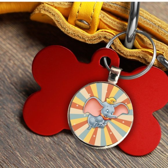 Disney Dumbo-Pet Tag "Dumbo", Tag accessory for pet collar - Picture 1 of 2